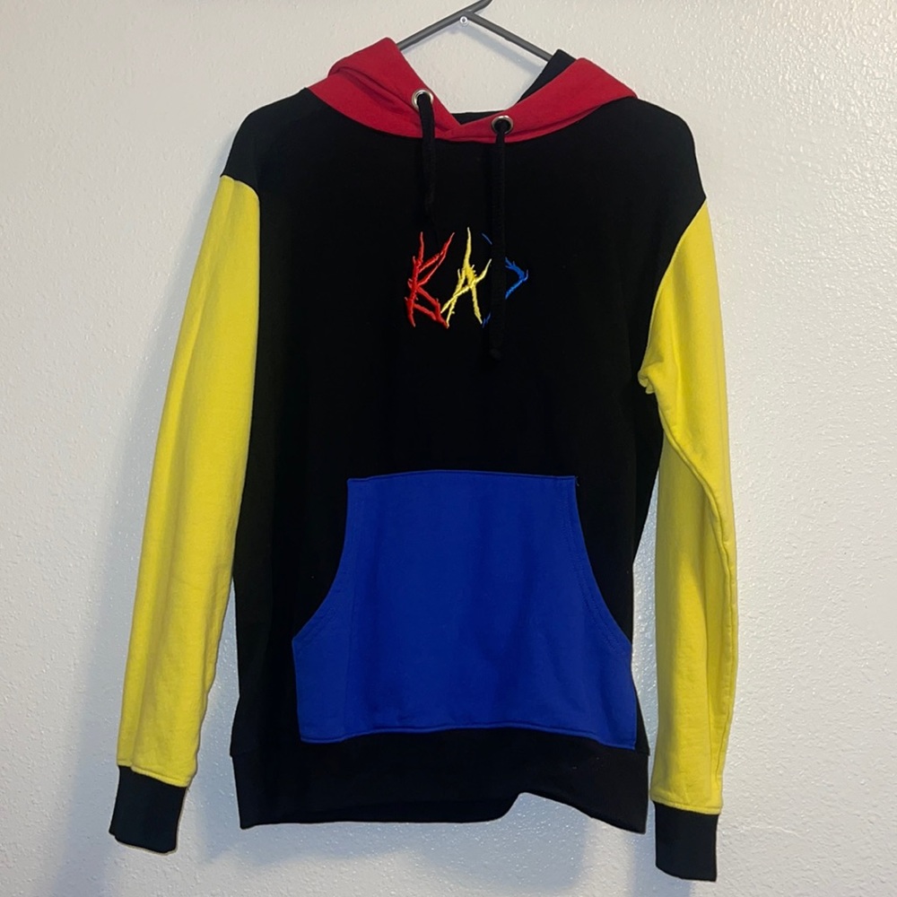 Xxxtentacion merch colourblock hoodie / sweater